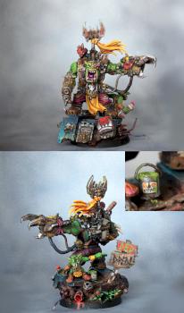 Objective Complete, Black Reach Ork Warboss by Demihuman