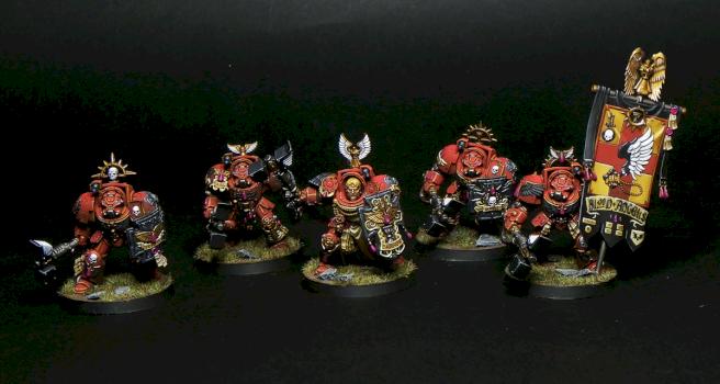 Blood Angels Terminator squad by karpunk