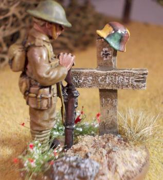 Rest Now Brother....... 28mm Combat Stress Figure by Whitbydave