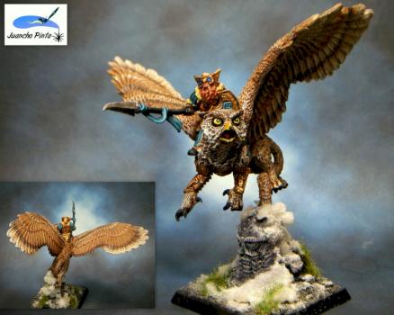 Hrolfgad Loftsaddle, Dwarf Griffon Rider by Juanchopinta