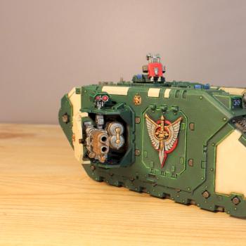 Dark Angels Land Raider by Brushes and boltguns