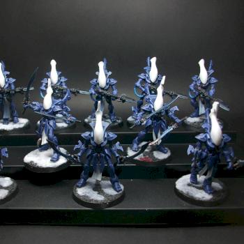 Eldar Wraithguards & Wraithblades by codenamezero