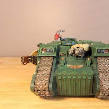 Dark Angels Land Raider by Brushes and boltguns