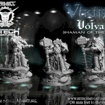 Volvar - Shaman of the Tribe by hitechminiatures