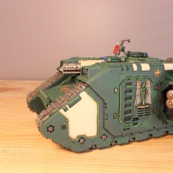 Dark Angels Land Raider by Brushes and boltguns