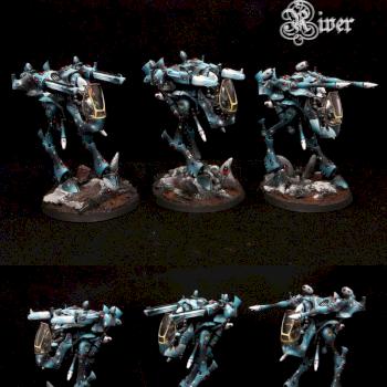 Eldar Walkers by HopeRiver