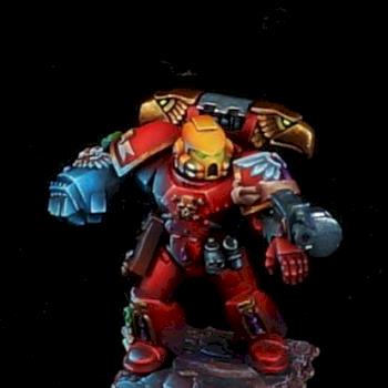 blood angels ASM with power fist by penguin