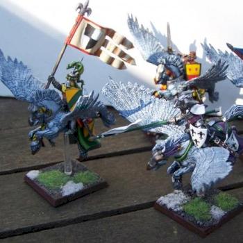 Bretonnian Pegasus Knights by Cadwallon