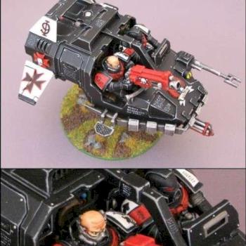 Black Templars Landpseeder by Jester