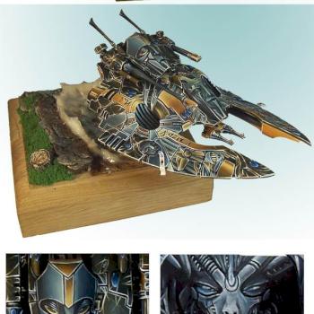 ELDAR FALCON - GOLD W40K VEHICLE GD POLAND 2007 by DEMON COLOR