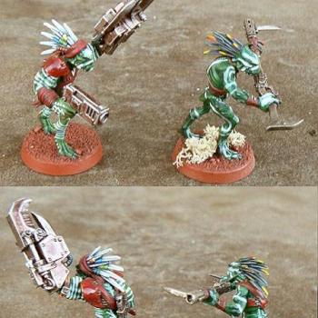 Kroot Mercenary Ork Hybrids (from army on eBay) by fattdex