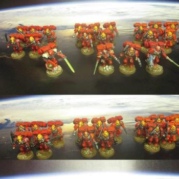 Blood Angels Assault Force by izzy_40k_painting