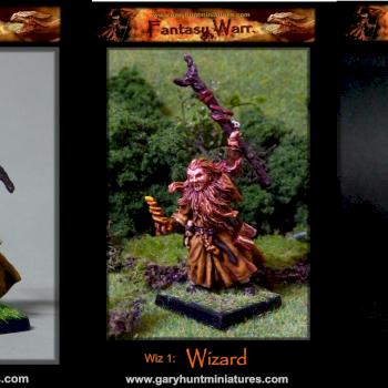 Wizard 1 by Gary Hunt Miniatures