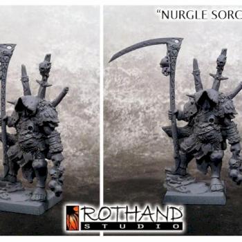 Nurgle sorcerer conversion by Kseronarogu