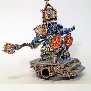 Space Marine Salamanders Terminator Librarian by DarkEyeStudios