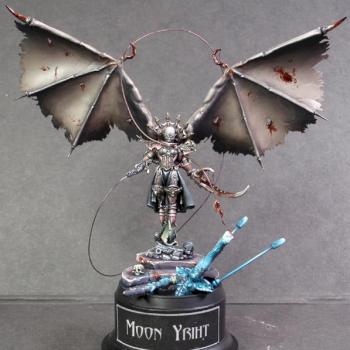 Moon Yriht, princess of slaanesh - Bronze french GD 2009 by slave of paint