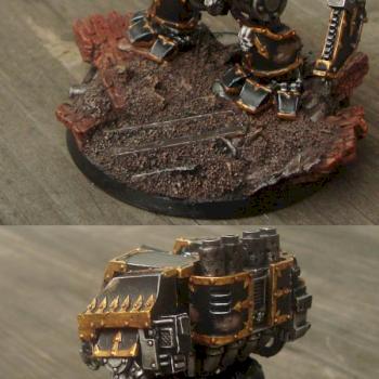 Chaos Black Legion Dreadnought (WIP) by Attila