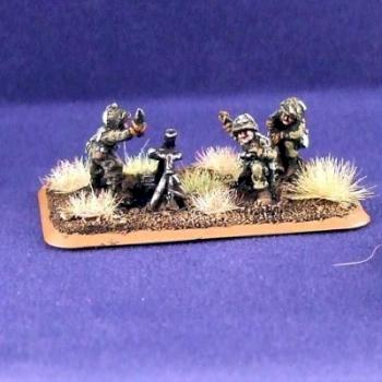 Flames of war US Para mortar tubes by exilesjjb