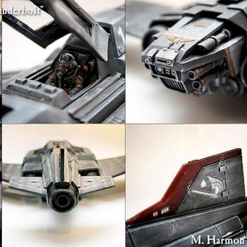 Forgeworld Imperial Navy Thunderbolt DETAIL SHOTS by michaelharmon