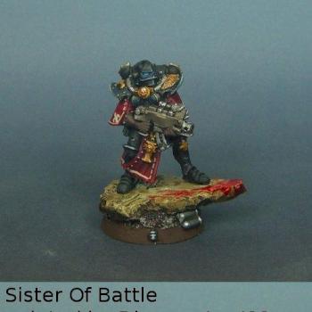 Sororita Sister Of Battle by Dicemaster