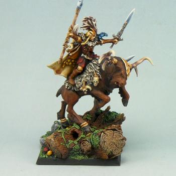 Wood Elf Lord on Stag by Toffgd