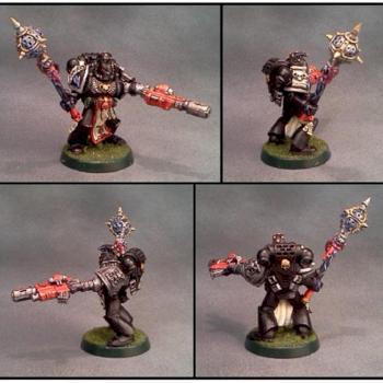 Deathwatch Kill Team Space Marine Codiciar Librarian by Lou Rollins