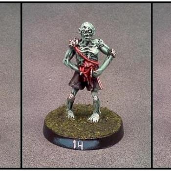 Blood Bowl Zombie by Lou Rollins