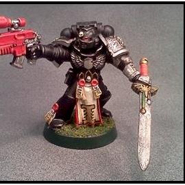 Deathwatch Kill Team Space Marine Veteran Sergeant by Lou Rollins