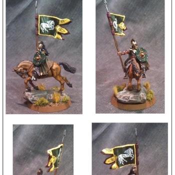 Mounted Rohan Royal Gaurd by BillFerny