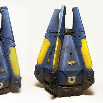 Ultramarine Drop Pod by GHOSTDOGG