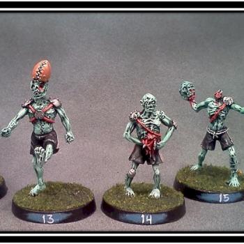 Blood Bowl Zombies by Lou Rollins