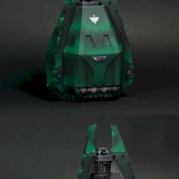 Dark Angels dreadnought drop pod by Juan