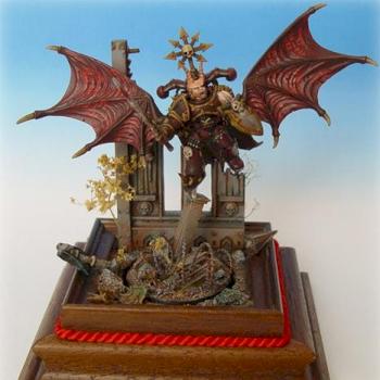 Chaos Space Marine Lord / Games Day Germany Finalist by blueangelfire