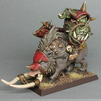 Orc Warboss on boar by GriffinPainting