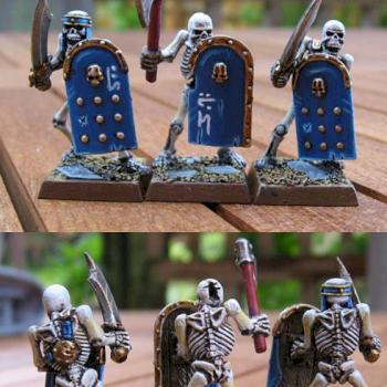 Tomb Kings Skelleton Warriors by AVT