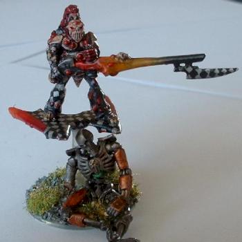 Eldar Harlequin Death Jester mounted by 456mathieu