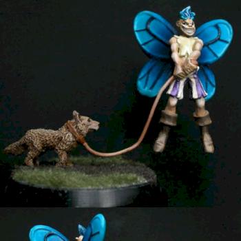 Walk the Dog Fairy by ipaintminis