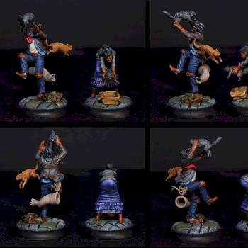 Cat Herders; Malifaux by Solnishko