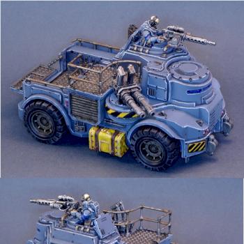 Genestealer Cult Goliath truck by Voltar.79