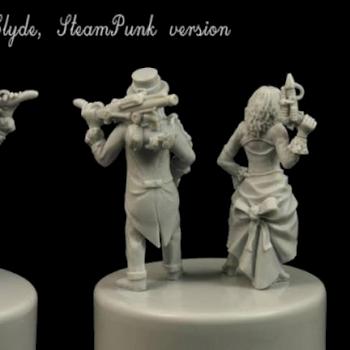 Bonnie & Clyde together on ebay RESIN LIMITED by TyronMagda