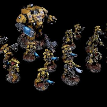 Imperial Fists Supremacy Force Warhammer 40K by CroWarGamePainting