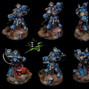 Marneus Calgar Ultramarines Chapter Master Warhammer 40K by CroWarGamePainting