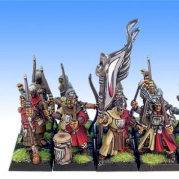 Bretonnia Peasant Bowmen by leprechaun studio