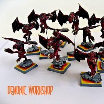 GW Warhammer Fantasy Chaos Demons Furies Miniatures by Demonic_Workshop