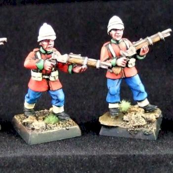 Victorian Line Infantry with Martini Henry Rifles by exilesjjb