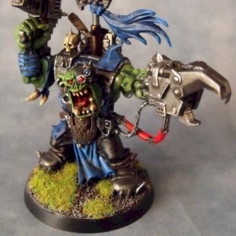 Ork Warboss W40K by Tin-Bucket