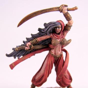 Reaper 02970 Rasha, Blade Dancer by Vicky