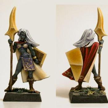 CMON Amazon - err Drow by paintingploddy