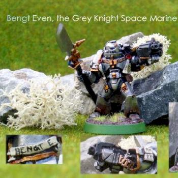 Bengt Even, the Grey Knight Space Marine by Mytola