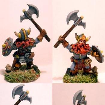 Dwarven Barbarian by Malfecto